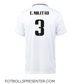 Real Madrid Eder Militao #3 Hemma Matchtröja 2022-23 Kortärmad